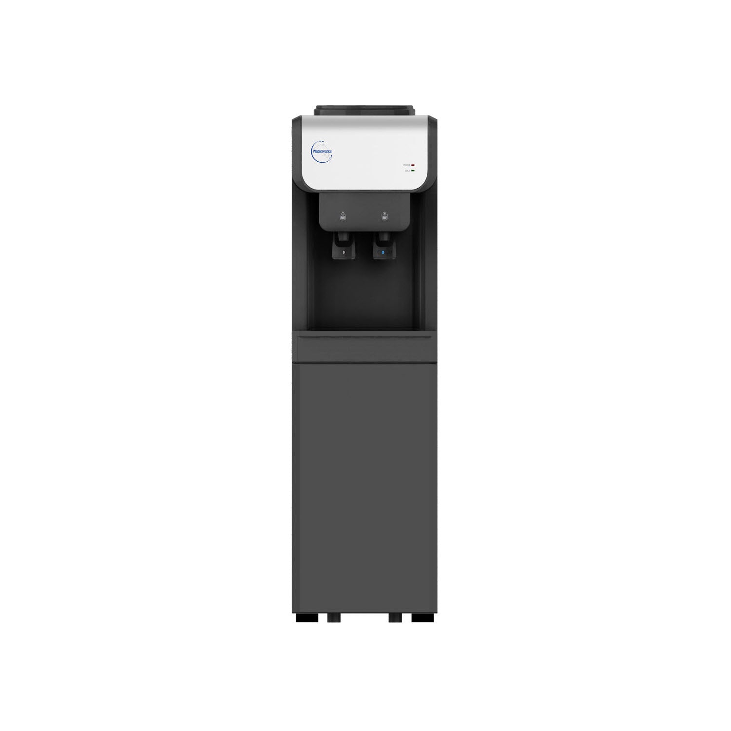 Black AquaPulse Freestanding Water Cooler