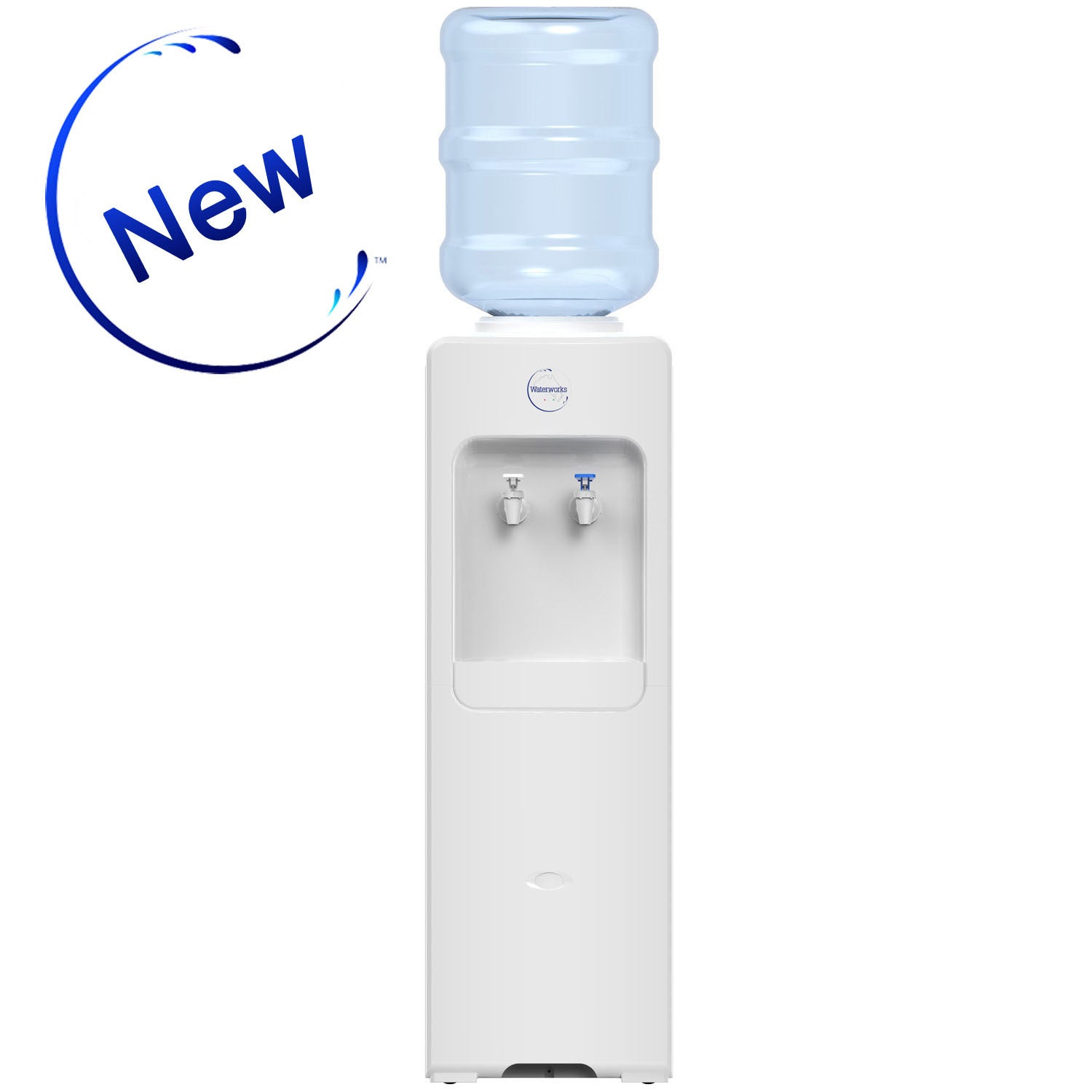 AquaPulse Freestanding Water Cooler - Off White