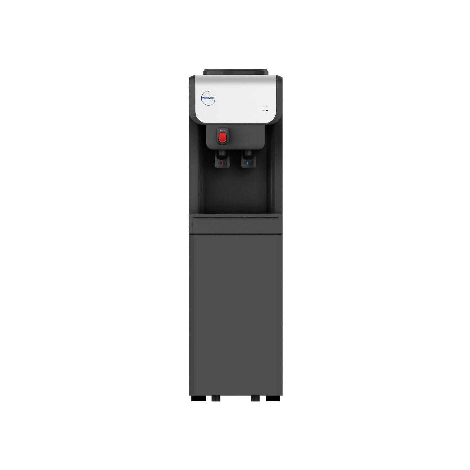 Black Aquafresh Freestanding Water Cooler