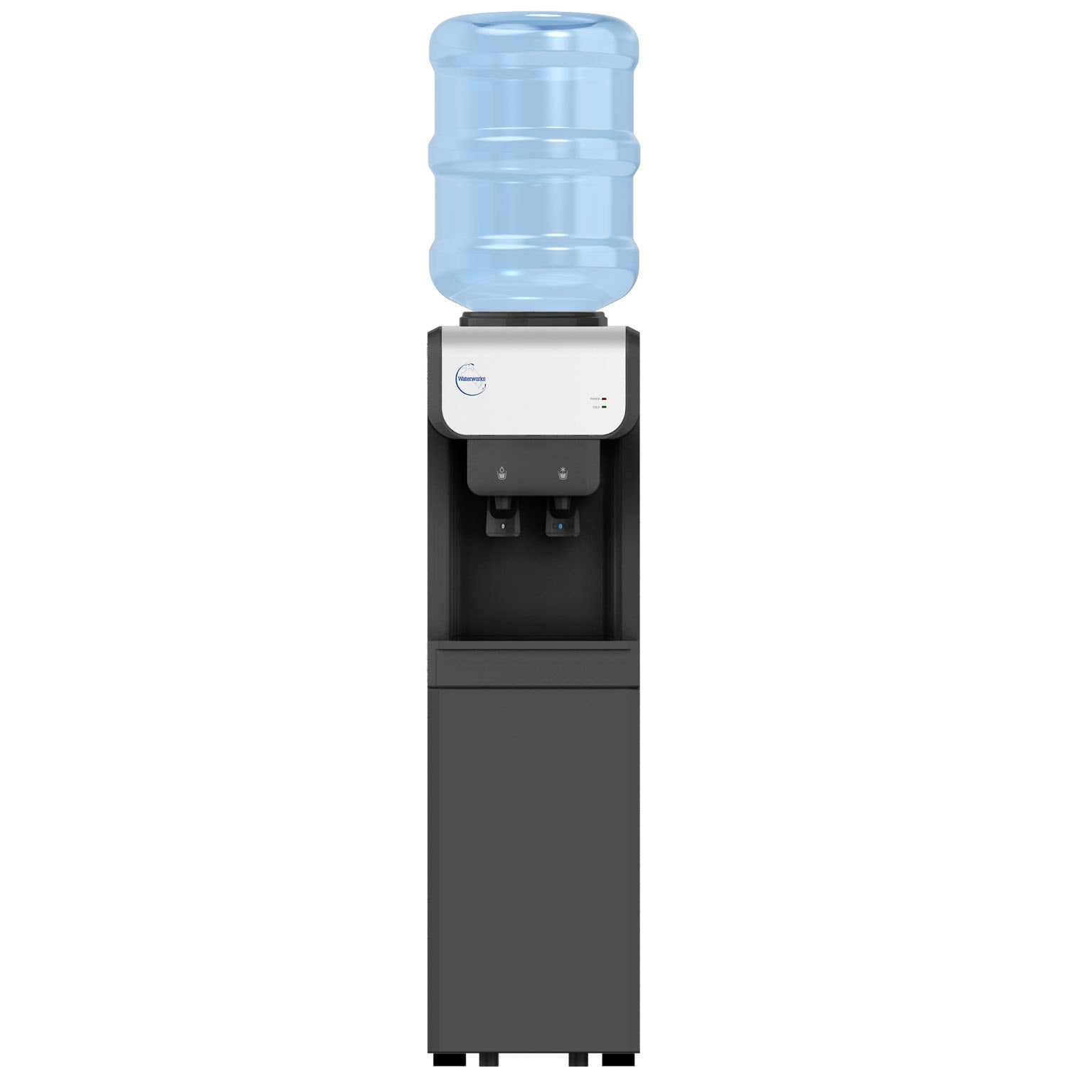 Black Aquafresh Freestanding Water Cooler