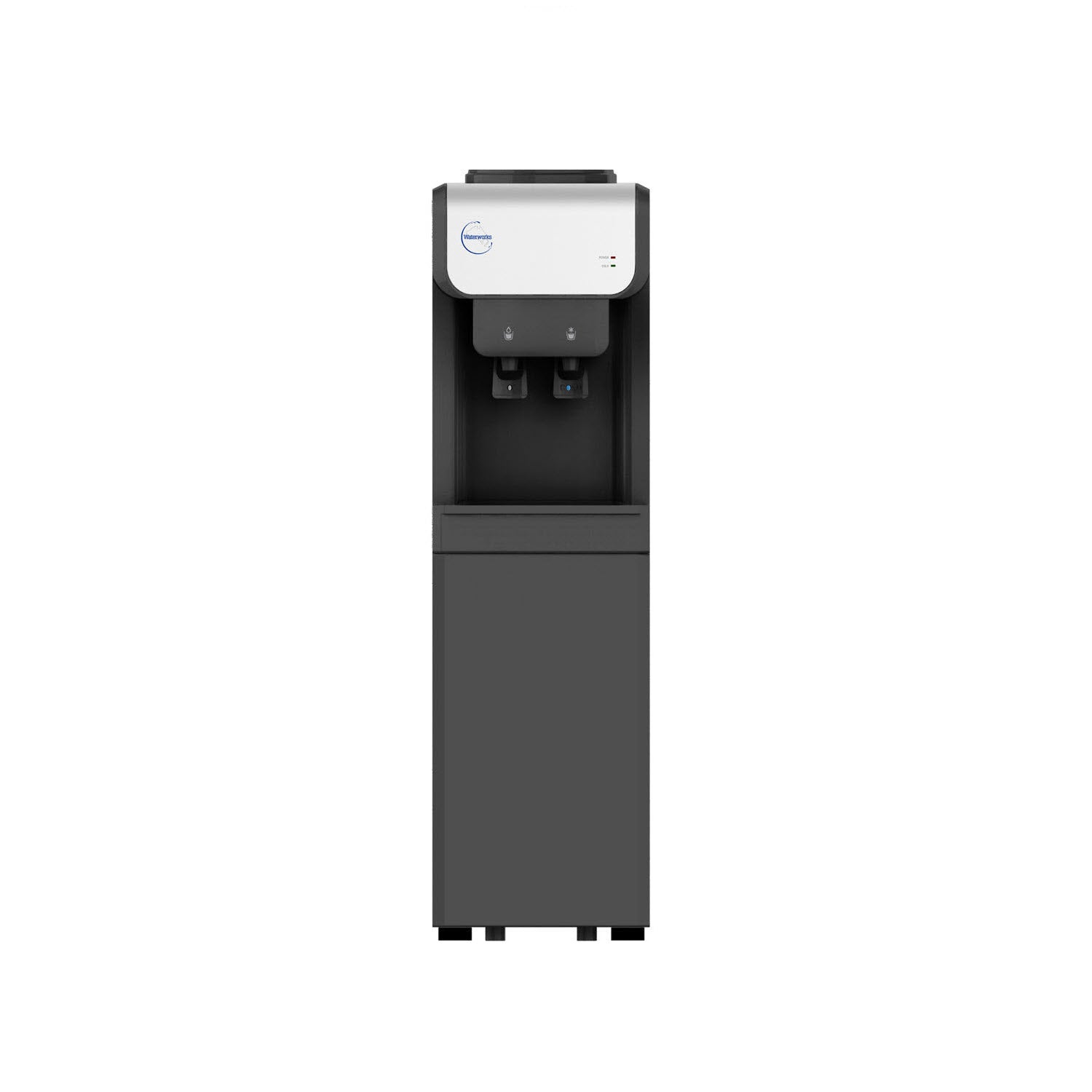 Black Aquafresh Freestanding Water Cooler