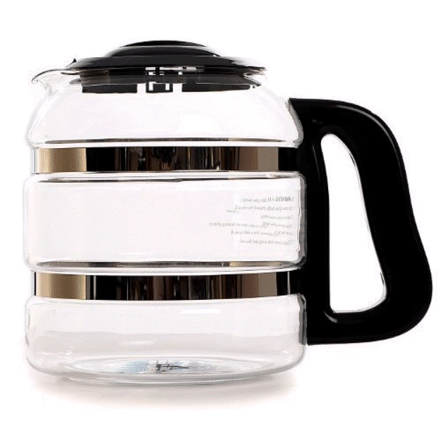 Glass Water Distiller Jug & Carbon Filter Holder