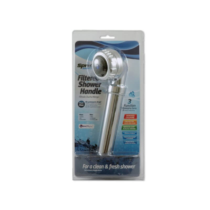 Hand Held Shower Pure 7 Setting Shower Filter Brushed Nickel