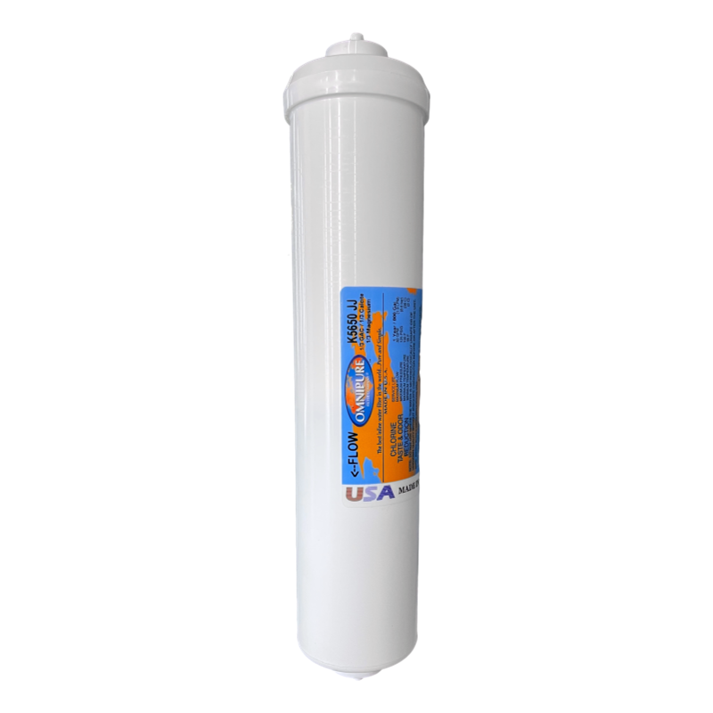 Omnipure K5650 - JJ Inline Filter 5 Micron with Pushin Connections