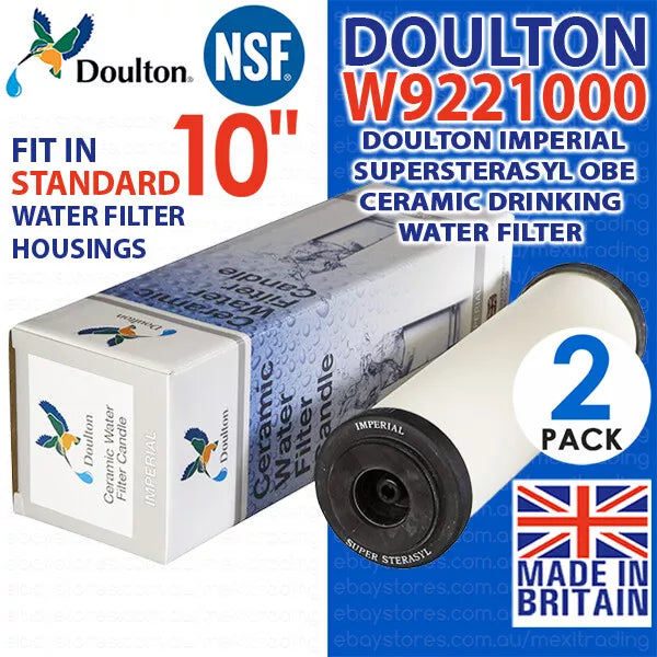 Doulton Ultracarb Countertop Water Filter Replacement Cartridge W9123006