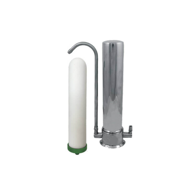 Single Stainless Countertop Water Filter