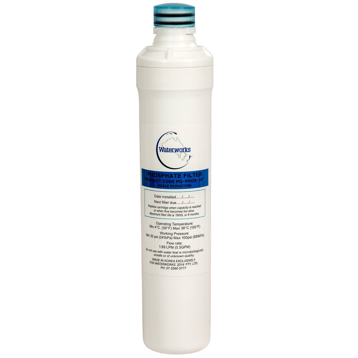 Undersink Swing &amp; Twist Phospate Filter Cartridge