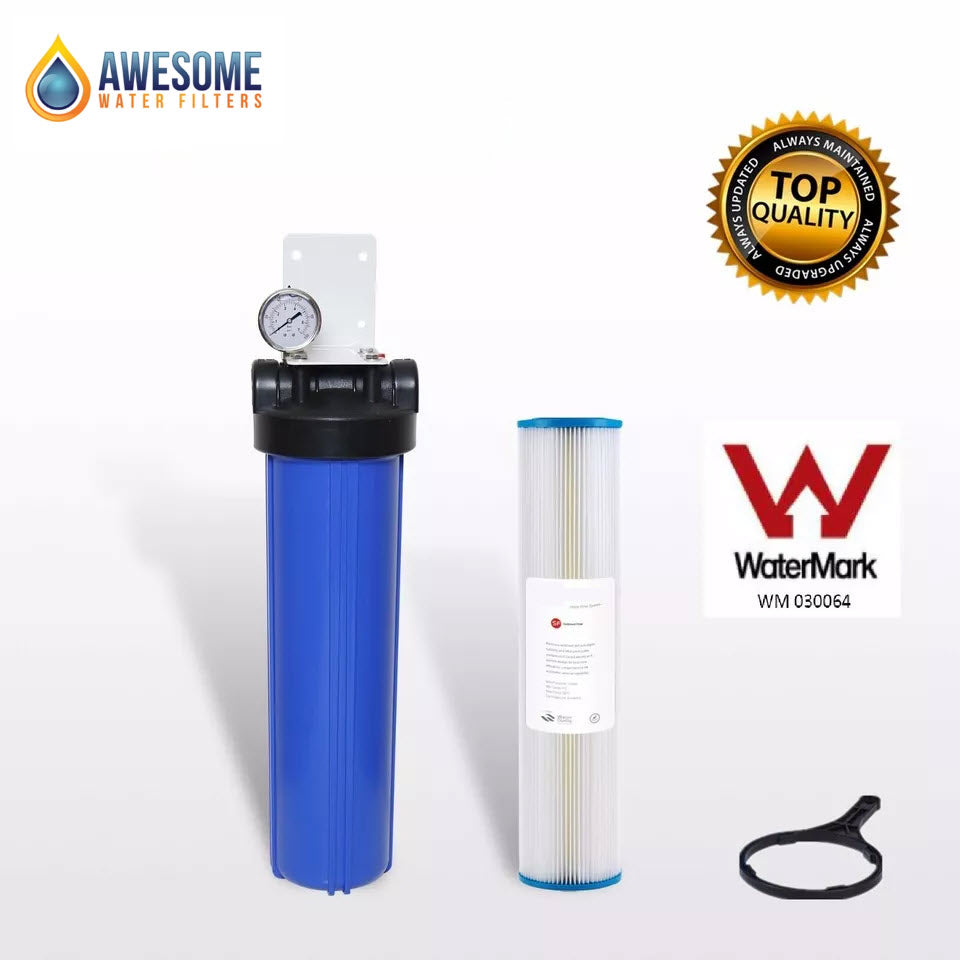 Single Whole House Water Filter System 20&quot; x 4.5&quot;