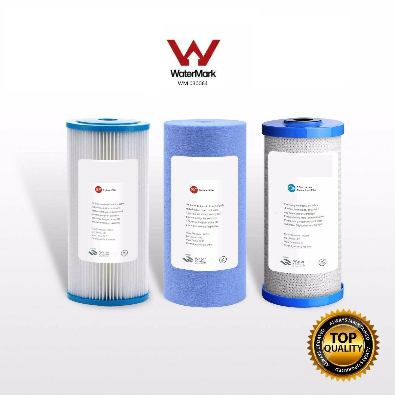 Whole House Water Filter System Replacement Pack